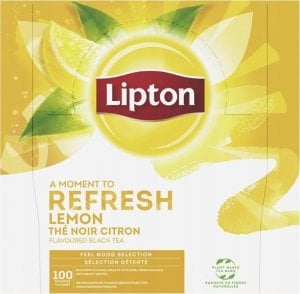 Lipton Herbata o smaku cytrynowym A moment to Refresh 100 kopert 1