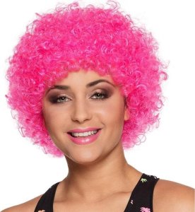 Peruka Pop różowa 1