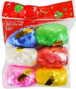 Wstążka kolorowa pastelowa 6szt 1