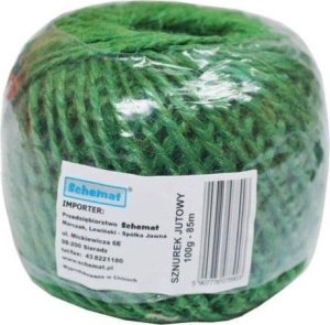 Sznurek jutowy zielony 90g 100m 1
