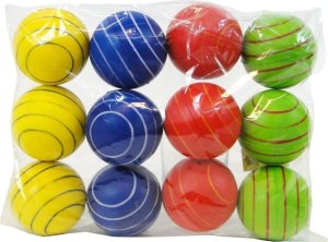 Piłeczki piankowe miękkie 6cm (12szt) 1