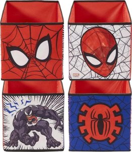 Pojemnik rozkładany na zabawki Spiderman 4szt 1