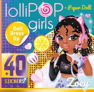 Lalka do wycinania z naklejkami 200x200 Zoey 1