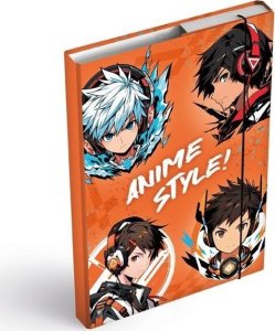 Teczka skrzydłowa z gumką A5 Anime Style 1