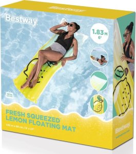 Bestway Dmuchany Materac do wody CYTRYNKA 183 x 69 cm 44122 10