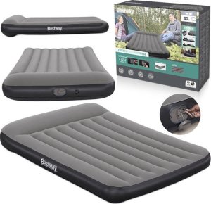 Bestway 2os Dmuchany Materac Tritech Wbudowana pompka USB 191x137cm 671BR 1