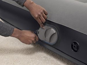 Bestway 2os Dmuchany Materac Tritech Wbudowana pompka USB 191x137cm 671BR 7