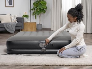 Bestway dmuchany Materac Tritech z wbudowaną pompką USB 152x203cm 671BU 6