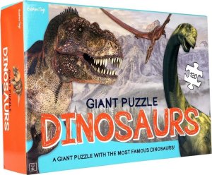 Puzzle podłogowe dinozaury 120el 1