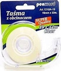 Taśma biurowa z obcinaczem 19mmx33m 1