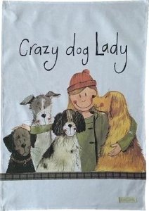 Ręcznik kuchenny TT39 Crazy Dog Lady Psiara 1