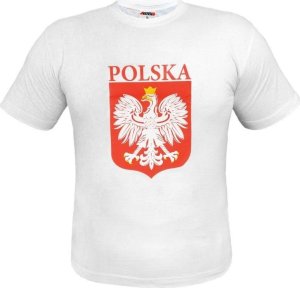 Koszulka z nadrukiem biała M 1