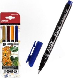 Markery z precyzyjną końcówką Wild Colors 4 kolry 1