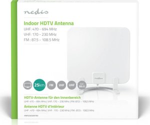 Antena RTV Nedis ANIR2502BK700 antena telewizyjna Wewnętrzna 6