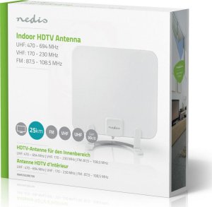 Antena RTV Nedis ANIR2502BK700 antena telewizyjna Wewnętrzna 7