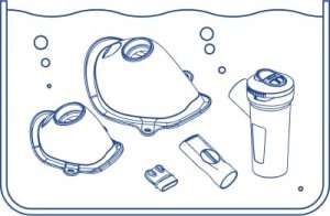 FLAEM UPGRADE Zaawansowany zestaw akcesoriów z nebulizatorem RF7 Dual Speed Plus 21