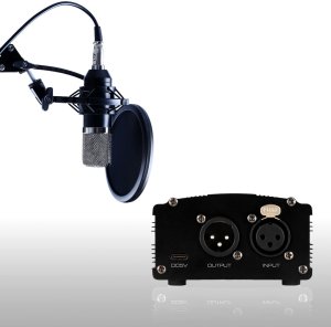 ML Zasilacz phantom Vonyx VDX10 48 V - USB-C - zbalansowane wejście i wyjście XLR - czarny 13