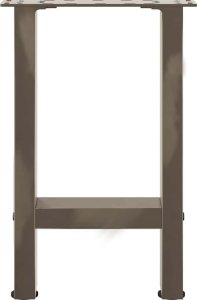 vidaXL Nogi do stolika kawowego stal 2 szt. 38x(42-43) cm 5