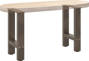 vidaXL Nogi do stolika kawowego stal 2 szt. 38x(42-43) cm 8