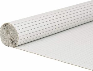 vidaXL vidaXL Ogrodzenie Ogrodowe Dwustronne Białe 1,8x5 m PVC 2