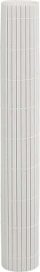 vidaXL vidaXL Ogrodzenie Ogrodowe Dwustronne Białe 1,8x5 m PVC 4