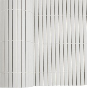 vidaXL vidaXL Ogrodzenie Ogrodowe Dwustronne Białe 1,8x5 m PVC 8