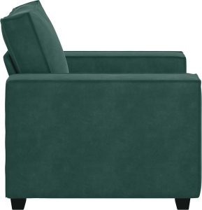 vidaXL Sofa Fotel Ciemnozielony 59 cm Aksamit 5