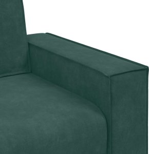 vidaXL Sofa Fotel Ciemnozielony 59 cm Aksamit 7