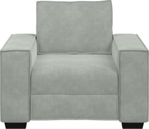 vidaXL Sofa Fotel Jasnoszary 59 cm Aksamit 4