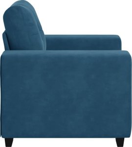 vidaXL Sofa Fotel Niebieski 59 cm Aksamit 5