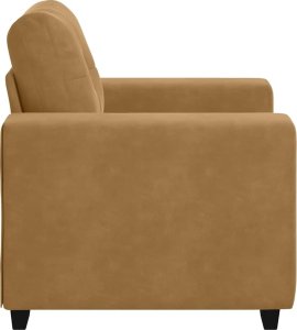 vidaXL Sofa Fotel Brązowy 59 cm Aksamit 5