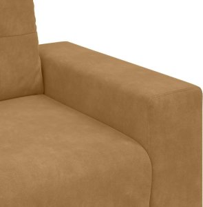 vidaXL Sofa Fotel Brązowy 59 cm Aksamit 7