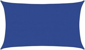 vidaXL Żagiel przeciwsłoneczny, 160 g/m, niebieski, 5x8 m, HDPE 2