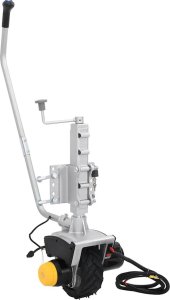 vidaXL Podnośnik przyczepy Koło 12 V 550 W Aluminium 1