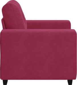 vidaXL Sofa Fotel Wino Czerwone 59 cm Aksamit 5