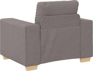 vidaXL Fotel, taupe, 59 cm, obity tkaniną 6