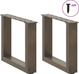 vidaXL Nogi do stolika kawowego, 2 szt., 40x(30-31) cm 3