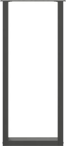 vidaXL Nogi do stolika kawowego 2 szt. antracyt 50x(110-111) cm stal 5