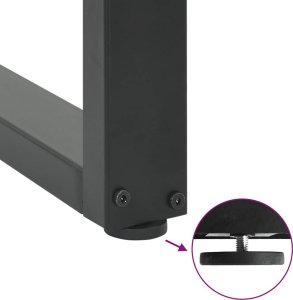 vidaXL Nogi do stolika kawowego 2 szt. antracyt 50x(110-111) cm stal 9