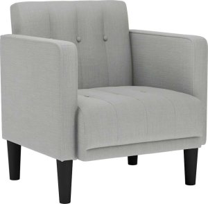 vidaXL Sofa Fotel z Podłokietnikami Cloud Grey 53 cm Tkanina 2