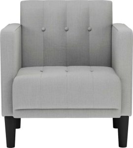 vidaXL Sofa Fotel z Podłokietnikami Cloud Grey 53 cm Tkanina 3