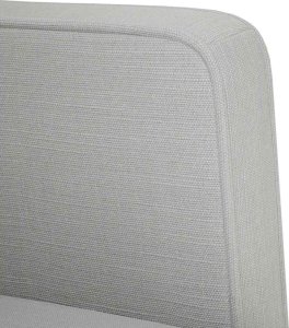 vidaXL Sofa Fotel z Podłokietnikami Cloud Grey 53 cm Tkanina 6