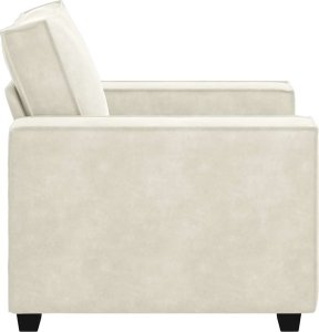 vidaXL Sofa Fotel Kremowy 59 cm Aksamit 5