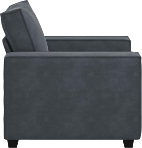 vidaXL Sofa Fotel Ciemnoszary 59 cm Aksamit 5