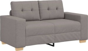 vidaXL Sofa dwuosobowa, taupe, 120 cm, tkanina 2
