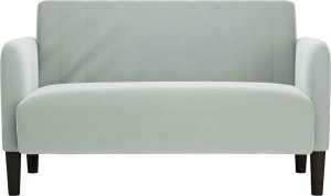 vidaXL Sofa dwuosobowa Jasnoszara 109 cm Aksamit 3