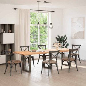 vidaXL Nogi do stolika kawowego, 3 szt., stal, 70x(72-73) cm 2