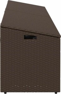 Skrzynia ogrodowa vidaXL Skrzynia ogrodowa do przechowywania brązowa 220x50x58 cm 5