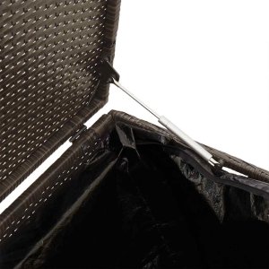 Skrzynia ogrodowa vidaXL Skrzynia ogrodowa do przechowywania brązowa 220x50x58 cm 9