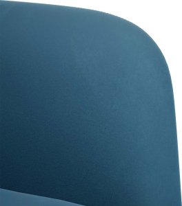 vidaXL Sofa Fotel z Podłokietnikami Niebieski 54 cm Aksamit 6